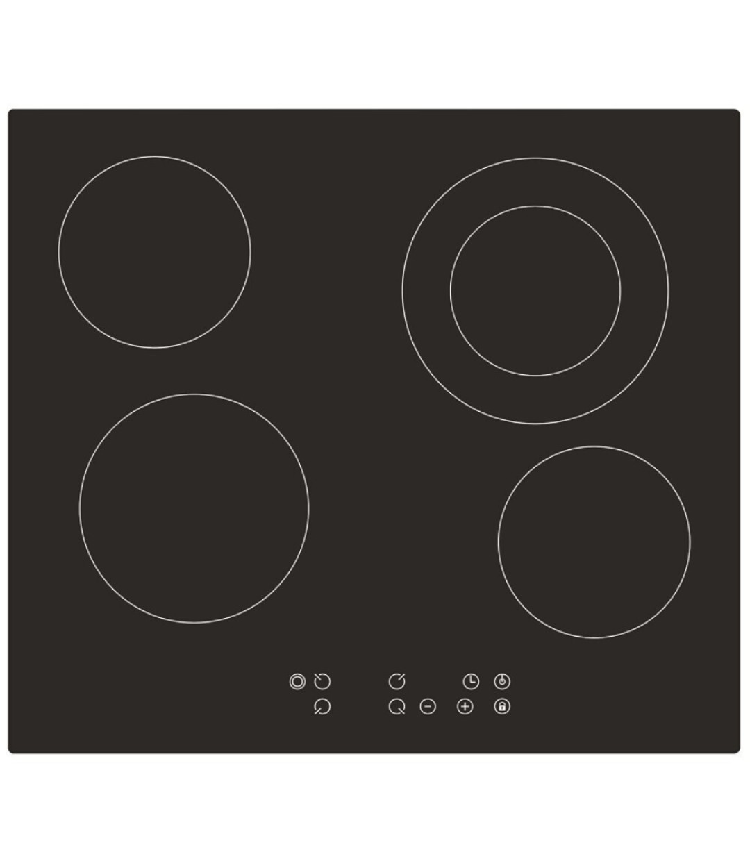 Princess PS 605 Κεραμική Εστία Αυτόνομη με Λειτουργία Κλειδώματος 52x52εκ.