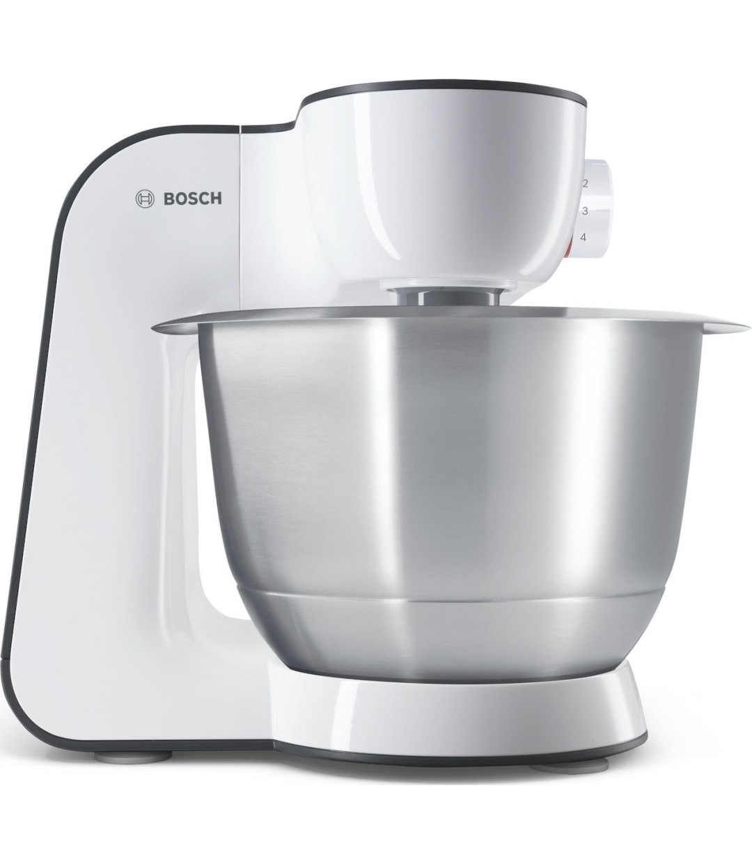 Bosch MUM50136 Κουζινομηχανή 800W με Ανοξείδωτο Κάδο 3.9lt