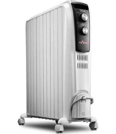 Delonghi Dragon 4 TRD4 1025 Καλοριφέρ Λαδιού με 10 φέτες 2500W Delonghi Dragon 4 TRD4 1025 Καλοριφέρ Λαδιού με 10 φέτες 2500W