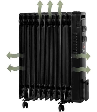 Izzy IZ-9019 Καλοριφέρ Λαδιού με 11 φέτες 2500W Izzy IZ-9019 Καλοριφέρ Λαδιού με 11 φέτες 2500W