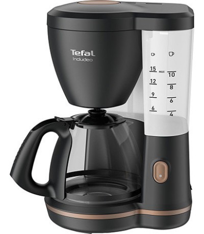 Tefal Includeo CM5338 Καφετιέρα Φίλτρου 1000W Black