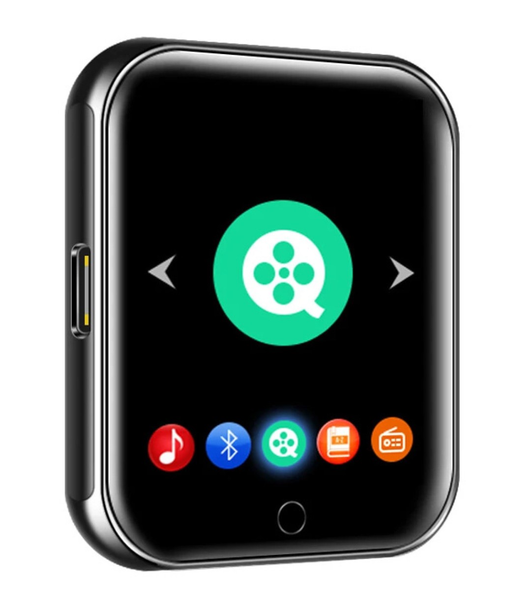 Ruizu M8 MP3 Player (16GB) με TFT Οθόνη Αφής 1.54" Μαύρο