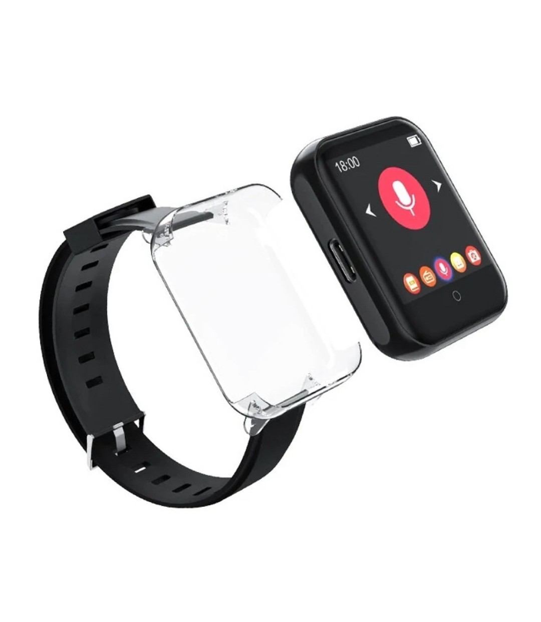 Ruizu M8 MP3 Player (16GB) με TFT Οθόνη Αφής 1.54" Μαύρο