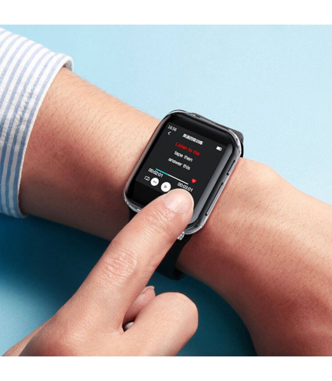 Ruizu M8 MP3 Player (16GB) με TFT Οθόνη Αφής 1.54" Μαύρο