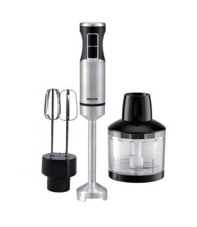 Muhler MB-99S Ραβδομπλέντερ με Ανοξείδωτη Ράβδο 1000W Γκρι