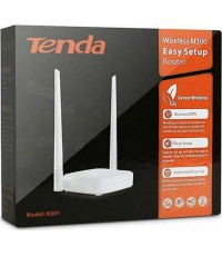 Tenda N301 Ασύρματο Router Wi‑Fi 4 με 3 Θύρες Ethernet